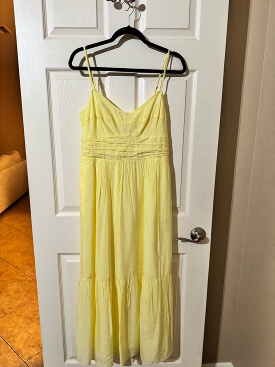 Universal Thread Pale Yellow Spaghetti-Strap Maxi Dress - Picture 3 of 4